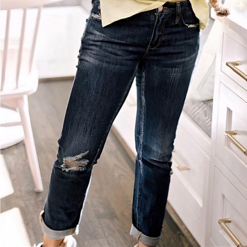 NWOT Anthropologie pilcro Slim Boyfriend Crop